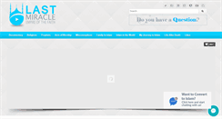 Desktop Screenshot of lastmiracle.com
